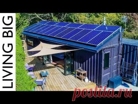 40ft Shipping Containers Transformed Into Amazing Off-Grid Family Home