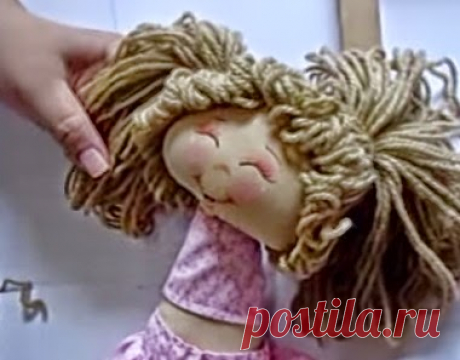 Artesanato Fofo: Como fazer cabelo para boneca de pano