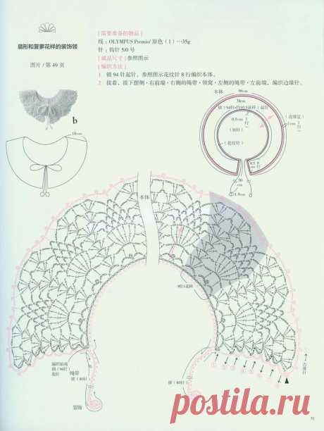 Превратите обычный образ в изысканный: ажурные воротнички связанные крючком | Вяжу ручками-крючками| Виктория Битарова | Дзен