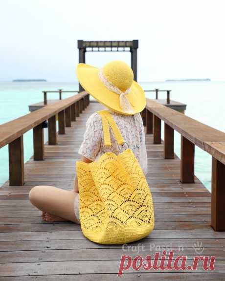 Beach Tote Crochet Pattern • Free Crochet Patterns | Craft Passion