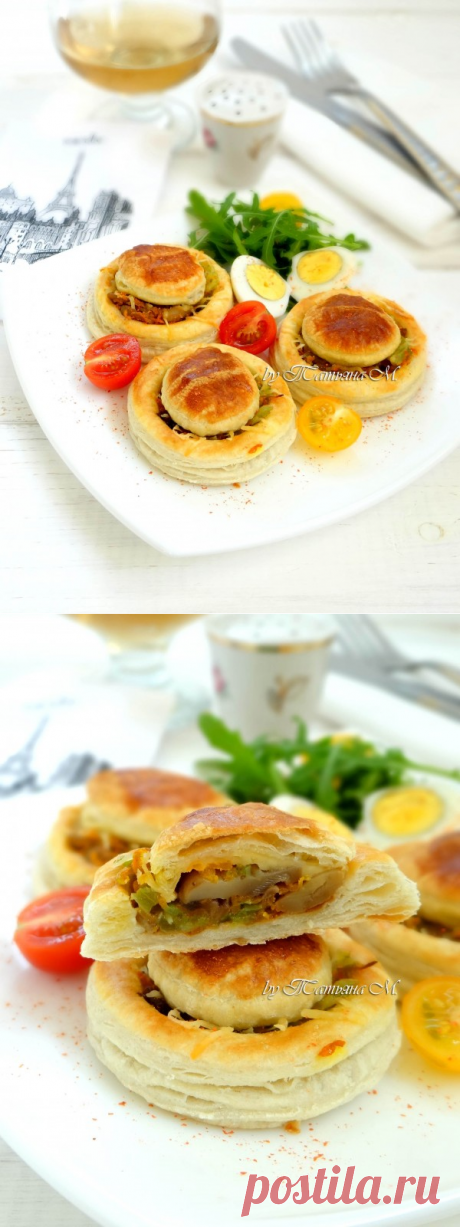 Vol-au-vent (волованы) | Кулинарный блог Татьяны М.