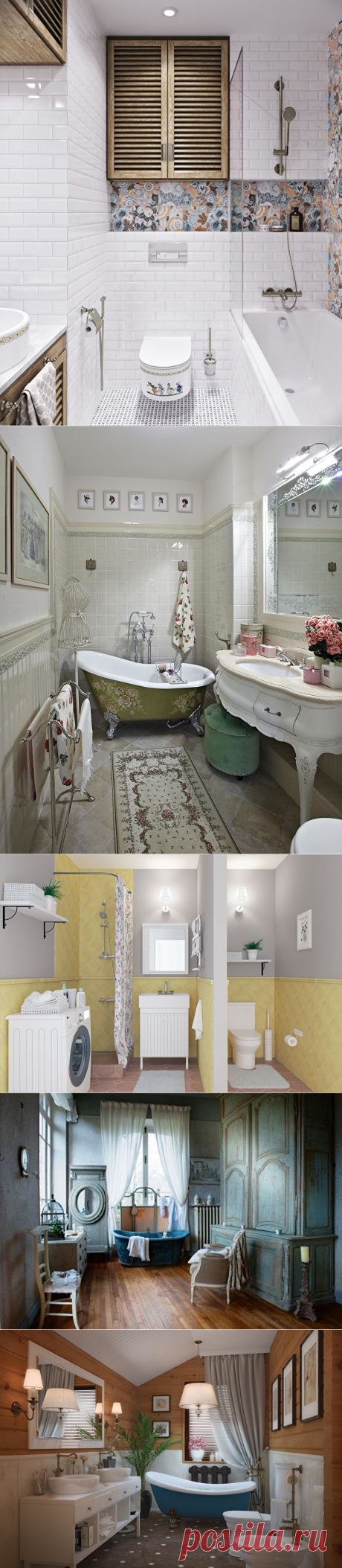 Дизайн ванной комнаты в стиле прованс (55 фото): идеи интерьеров