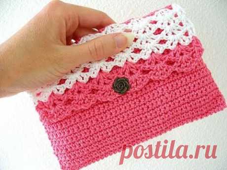 Вязаная Косметичка Крючком 2018 / Crochet Beautician / Gestrickte Häkeln Kosmetikerin