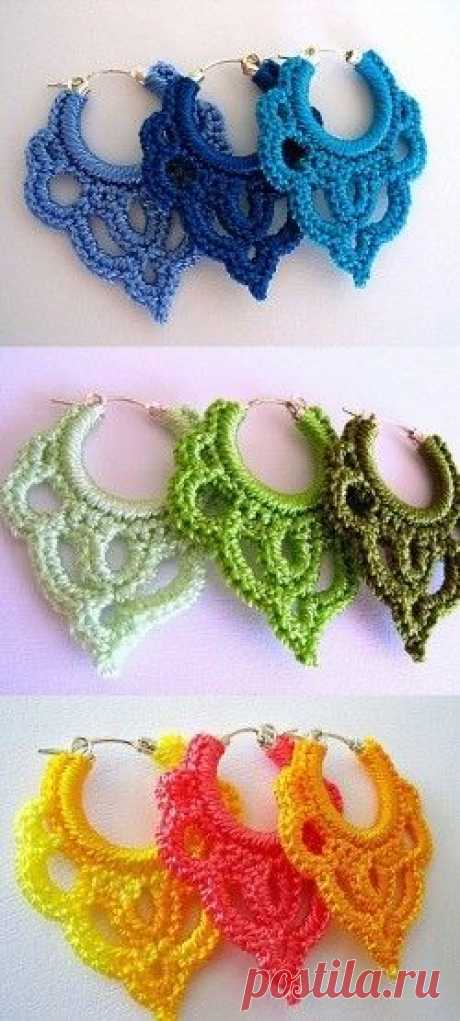 (1) Crochet Earrings | Crochet bracelet