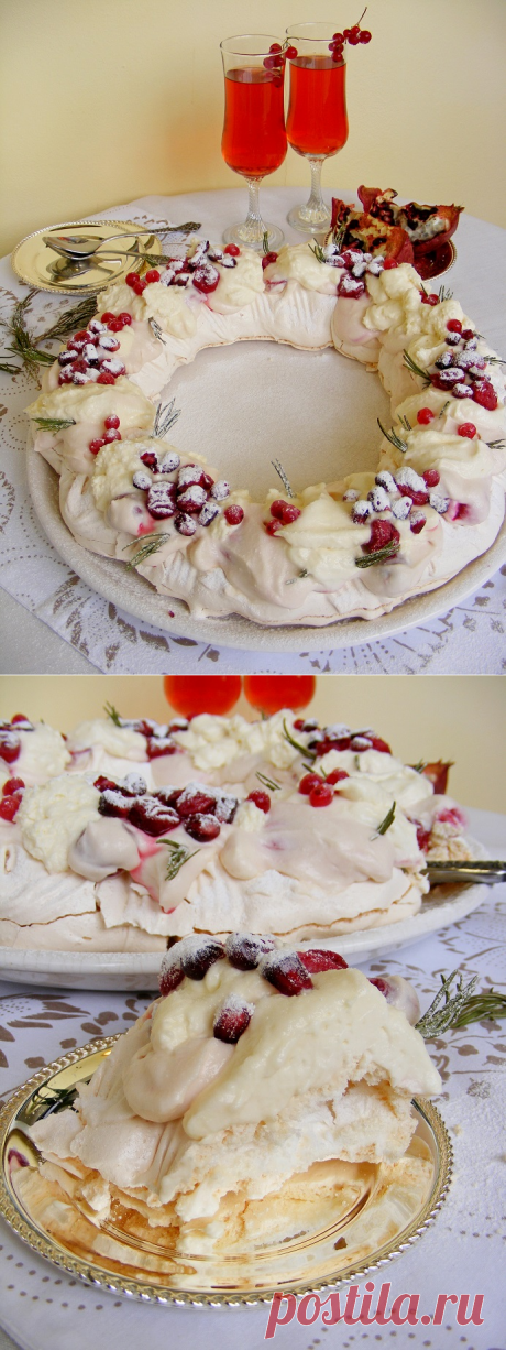 Kokona: Коледна торта "Павлова"/ Christmas cake "Pavlova"