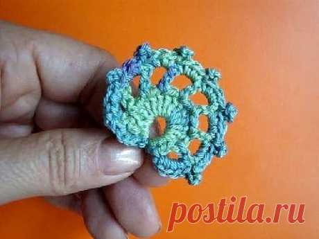 ▶ Листики Ирландское кружево Урок315 Irich lace crochet leaf pattern for free - YouTube