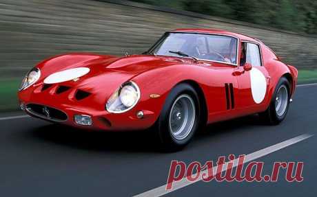 Ferrari GTO 250 - машина с уникальным дизайном, максимальная мощность двигателя - 302 л.с. Авто может развивать скорость до 100 км/ч за 5,8 сек. Самая дорогая из семейства Ferrari - цена $16 млн