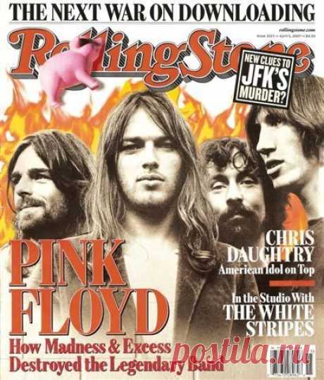 Pink Floyd Rolling Stone April 2007 Chris Daughtry White Stripes Hugh Laurie