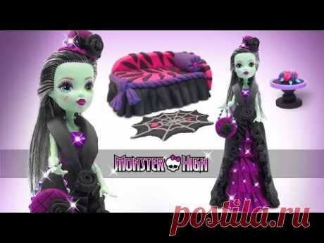 Dolls Stuff DIY. Monster High Hacks And Crafts. Play Doh Dress up