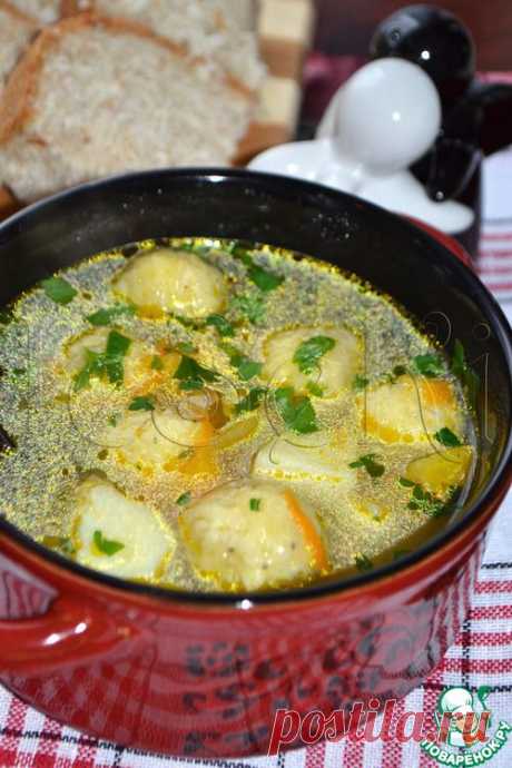 Овощной суп с сырными шариками. Автор: JeSeKi