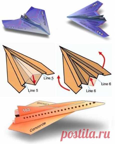 НАША СТРАНА МАСТЕРОВ: Как сделать из бумаги самолет который летает 100 метров