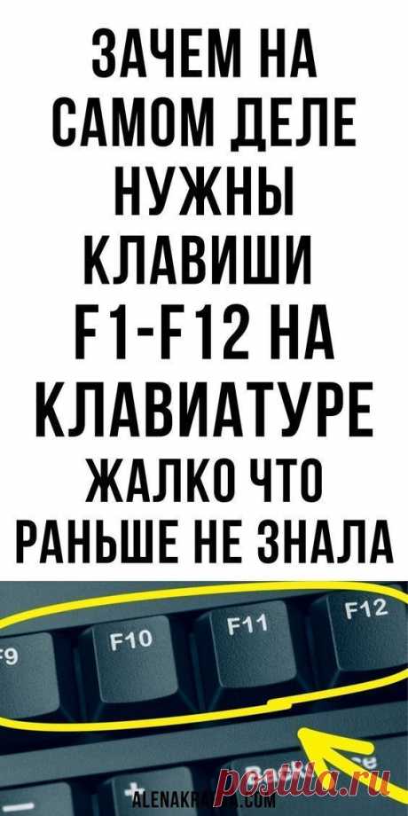 Зачем на самом деле нужны клавиши F1–F12 на клавиатуре | 1newdom