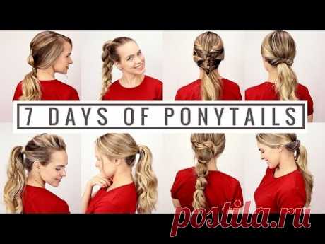 7 Days of Ponytails!