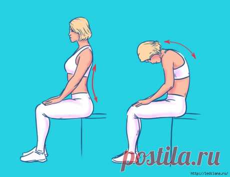 Пятерка упражнений для спины с эффектом массажа: офисная йога