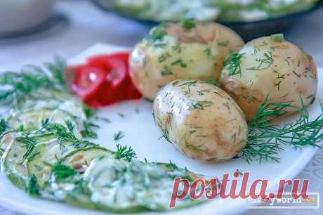 Молодой картофель с кабачками, запеченными в духовке | Как сделать | Dizzyworld