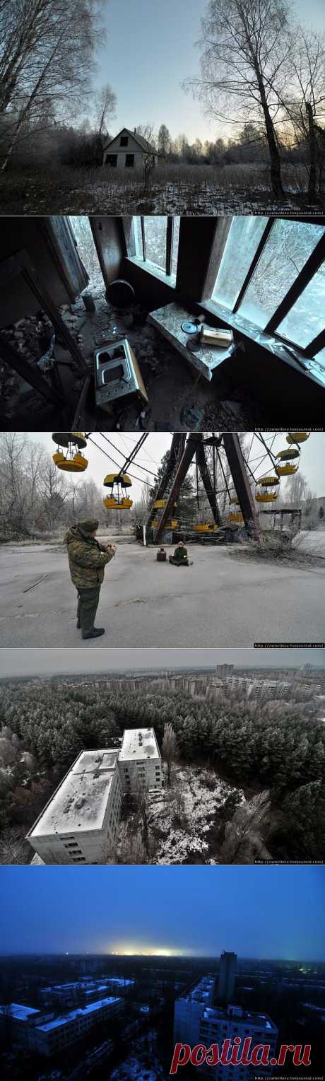 Новый год 2014 в Чернобыльской Зоне отчуждения. Город Припять