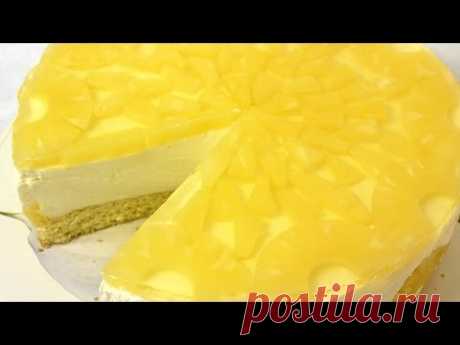 Йогуртовый торт с ананасами - YouTube