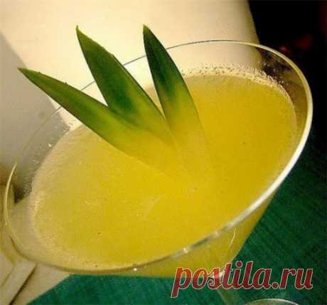 ​Ананасовый лимонад или «Домашняя Пина-Колада»