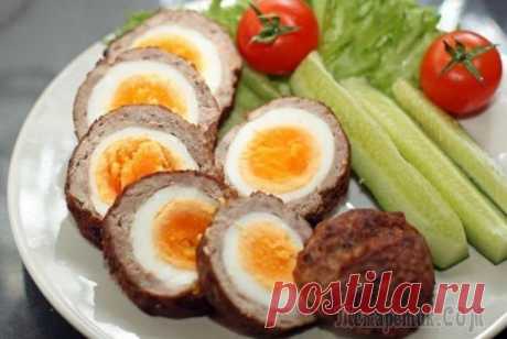 Яйца по-шотландски: закуска для тех, кто любит посытнее