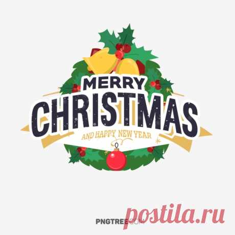 Merry Christmas Banner Bouquet, Christmas, Eve, Happy PNG Transparent Clipart Image and PSD File for Free Download