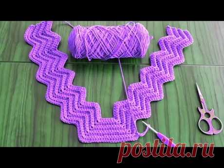 Yelpaze örgü çanta yapılışı sesli anlatım 1.bölüm knit bag crochet