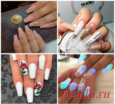 Acrylic nails 2018: stylish trends and design options for acrylic nails