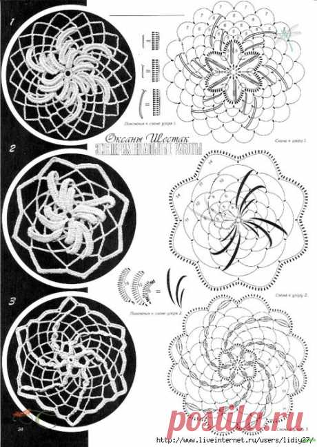 Мотивы ирландского кружева. Подборка 28