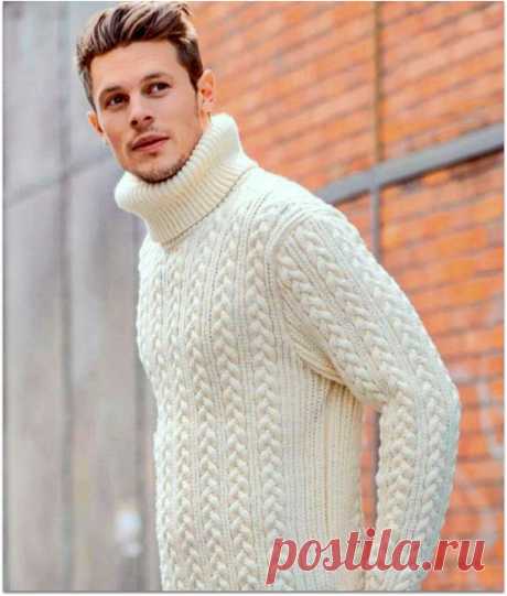 Для мужчин: 5 красивых свитеров спицами – Paradosik Handmade - вязание для начинающих и профессионалов