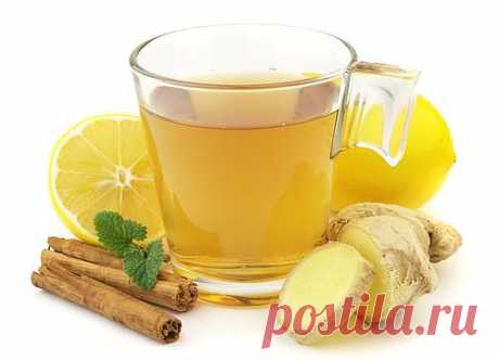 Имбирный чай от простуды и для похудения | Рецепты