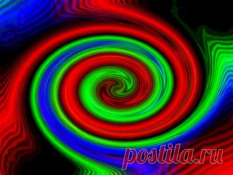 Abstraction Rainbow Spiral  Free Stock Photo HD - Public Domain Pictures