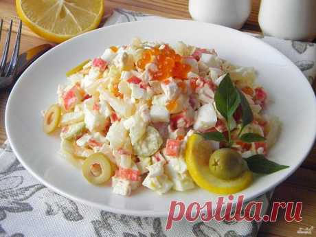 Салат с кальмарами самый вкусный - пошаговый рецепт с фото на Повар.ру