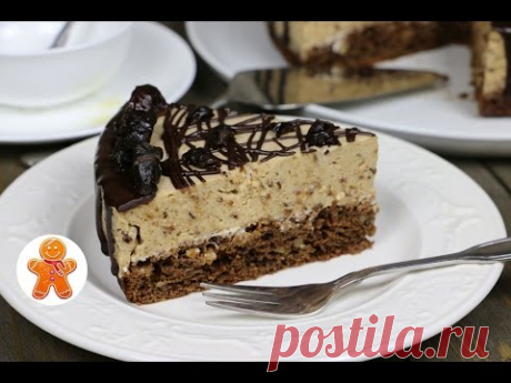 Низкокалорийный Торт Мусс с Черносливом ✧ Low-Calorie Mousse Cake (English Subtitles)