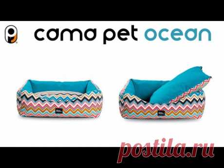 Cama Pet SQUARE by PETGRAM - LANÇAMENTO Modelo OCEAN