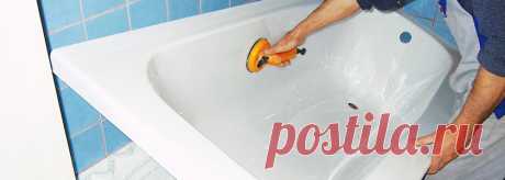 Реставрация старой ванны своими руками. Новое покрытие для эмалированной ванны. Технология "Ванна в ванну". - Дом и стройка - Статьи - FORUMHOUSE