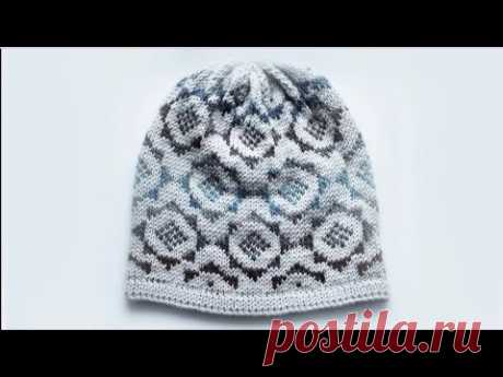 ШАПКА СПИЦАМИ HOW TO KNIT HAT ВЯЗАНИЕ СПИЦАМИ KNITTING TUTORIALS мода стиль рукоделие подарок style