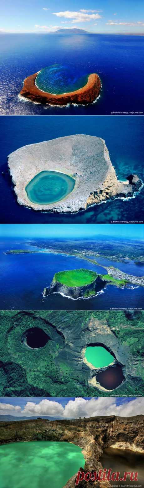 Удивительные вулканические кратеры / Туристический спутник