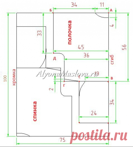 Короткое платье без выкройки | Мастерская рукоделия Алёны Масловой