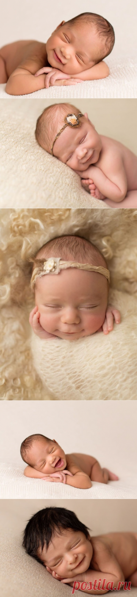 Фотограф, который ловит улыбки спящих младенцев | В темпі життя