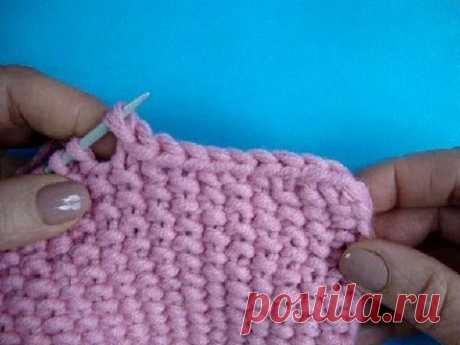 Как закрыть петли  - Русский способ - Crochet bind off - Вязание спицами