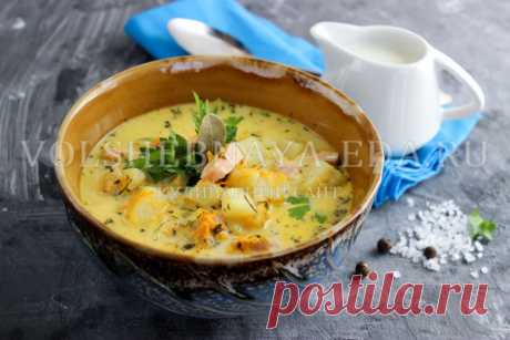 Сливочный суп с лососем рецепт | Волшебная Eда.ру