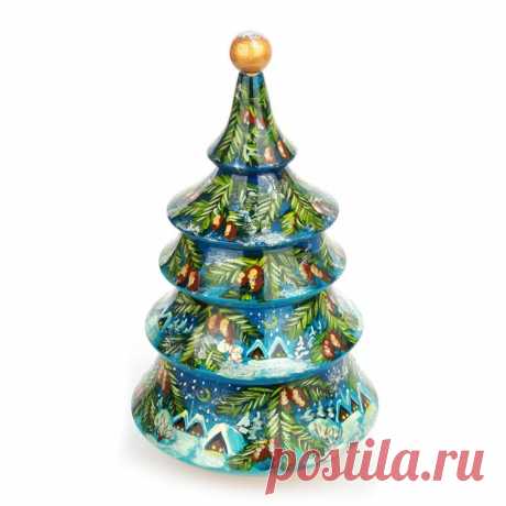 Русский сувенир елка сувенирная музыкальная за 1 600 руб. в интернет магазине Сувенирный двор.