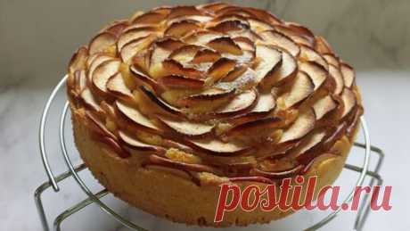 Aisha Cake  | Яблочный пирог на кефире. Шикарный пирог, который можно поставить на праздничный стол. Очень простой рецепт.