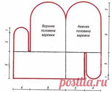 варежки-выкройка-013.jpg (598×493)