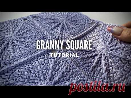 Это ХИТ! 💥 БАБУШКИН КВАДРАТ "Лучи" 💥МАСТЕР-КЛАСС для НАЧИНАЮЩИХ! 💥 Amazing granny square