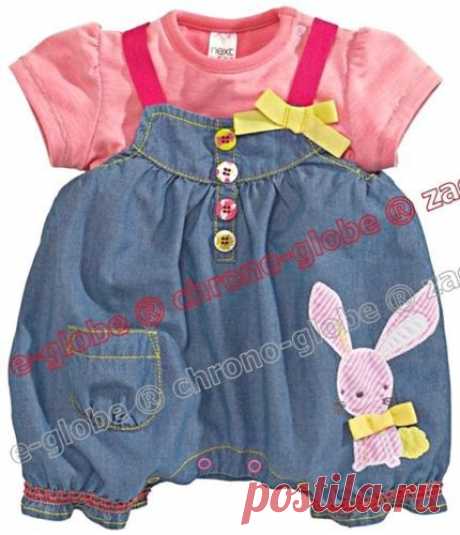 NEXT T-Shirt mit Jeans Hose Playsuit SET 2TLG Mädchen 6-9 Monate 74cm NEU !!! | eBay