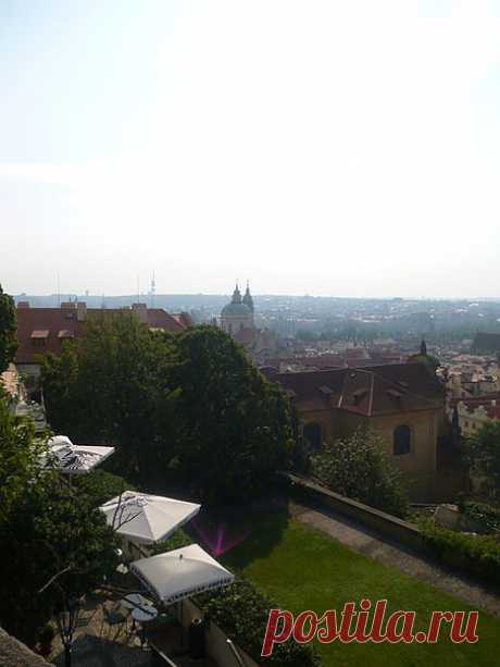 Прага сверху