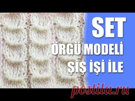 SET Örgü Modeli : Knitting Stitch Patterns Tutorials - Knitting Stitch How to