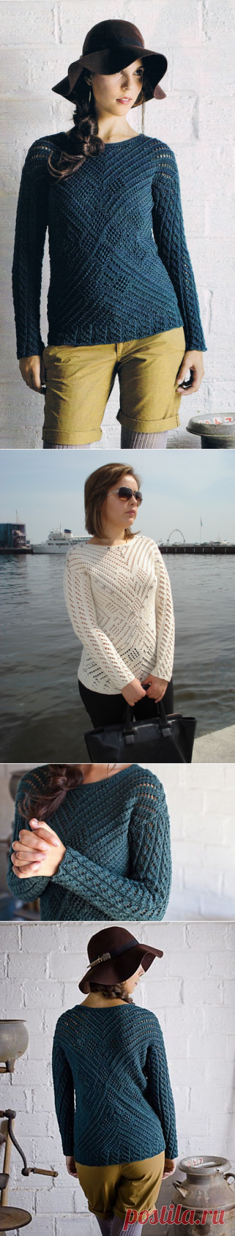 Изумрудный пуловер - Minnette Pullover by Cassie Castillo - Knitscene, Winter 2012