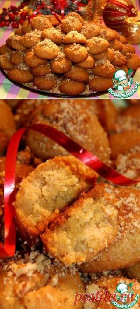 Греческое рождественское печенье &quot;Меломакарона&quot; - кулинарный рецепт
