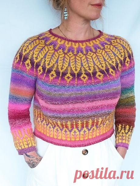 Вязаный пуловер KoivulaLight